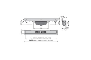 Душевой лоток AlcaPlast  95 см (APZ1004-950) - 2