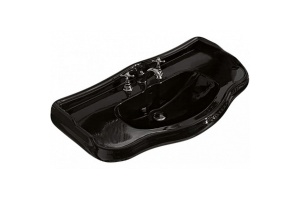 Раковина подвесная Kerasan Retro 100 черный (105004 nero*1)