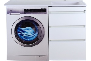 Мебель для ванной Misty Фостер 55 напольная, под стиральную машину - 3