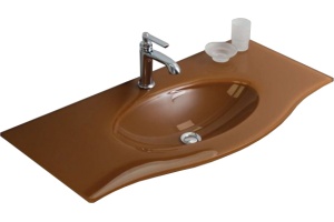 Мебельная раковина Cezares Petalo 90 золото