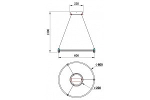 Подвесной светильник Stilfort Tooring 4006/05/01P - 3