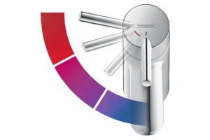 Смеситель для раковины Hansgrohe  хром (72013000) - 3