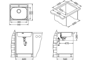 Мойка кухонная Alveus More 10 - 3