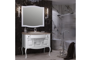 Мебель для ванной Opadiris Лаура 100 белая матовая