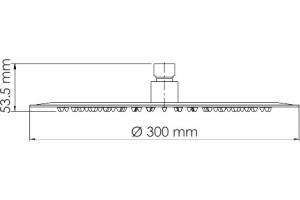 Верхний душ Wasserkraft Abens A160 - 2