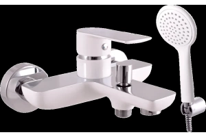Смеситель для ванны с душем Rav Slezak Vltava белый - хром