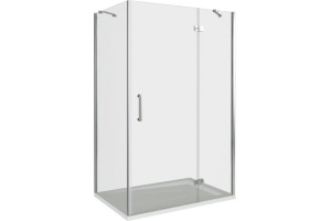Душевой уголок Good Door Saturn WTW+SP правый 130х90х185 см - 2