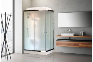 Душевая кабина Royal Bath HP 120х80 L профиль белый стекло матовое - 2