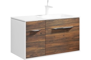 Тумба для комплекта Aqwella 5 stars Malaga 90 R крафт темный