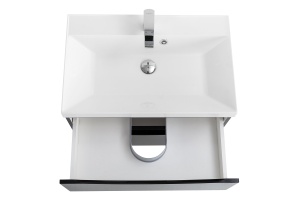 Тумба с раковиной Belbagno Marino 70 черный - 3