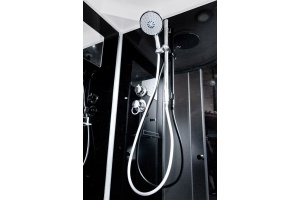 Душевая кабина Deto B 90х90 без крыши, черный (B09BLACK) - 3