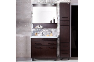 Мебель для ванной Бриклаер Чили 90 венге С