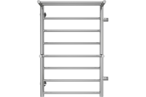 Водяной полотенцесушитель Terminus Анкона П8 500x800 с полкой Хром боковое подключение