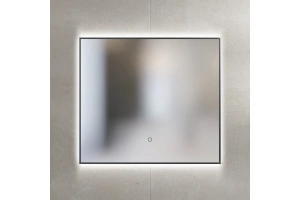 Зеркало Sanvit Панорама 80 с подсветкой черный