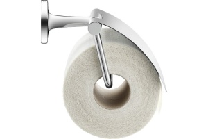 Держатель туалетной бумаги Duravit Starck T 0099401000 хром, с крышкой - 2