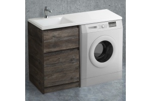 Тумба под раковину Belbagno Kraft 120 темное дерево