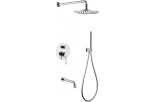 Душевая система Abber Wasser Kreis хром