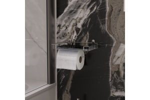 Держатель туалетной бумаги DIWO Смоленск П16544 хром - 3