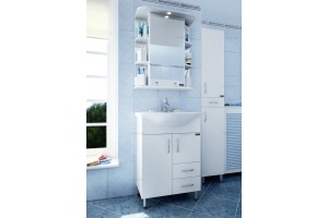 Зеркало-шкаф СанТа Герда 55 свет фацет - 2