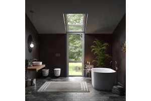 Kerasan Nolita Раковина накладная 60х40 см, без отв под смеситель, цвет белый матовый - 3