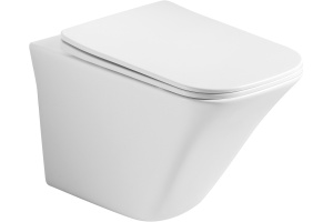 Унитаз подвесной Ceramica Nova Mono CN1902 с микролифтом, безободковый