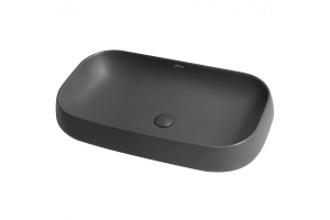 Накладная раковина Abber Rechteck 71 серая матовая