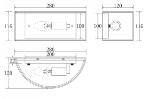 Настенный светильник Maytoni Ripple MOD096WL-01CH - 2