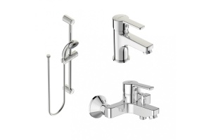 BD127AA комплект смесителей VIDIMA UNO (BA234AA+ BA322AA+BA187AA)