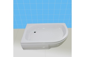 Поддон душевой асимметричный River Wemor 90/70/24 L (10000002091) - 2
