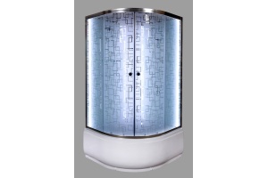 Душевая кабина Deto ЕМ4580N LED с гм. - 2