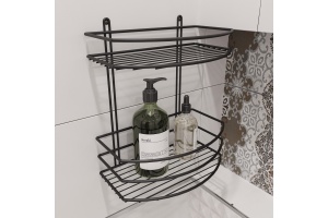 Полка DIWO Смоленск П16076 черный муар - 2