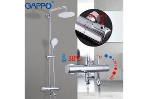 Душевая стойка с термостатом Gappo G2490 - 3