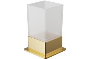 Стакан для зубных щеток Excellent Riko золото