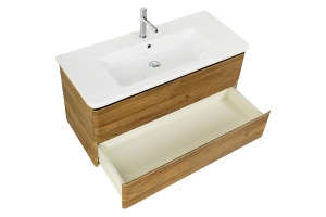 Тумба с раковиной BelBagno Albano 105 светлое дерево - 3