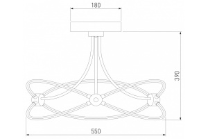 Потолочная люстра Eurosvet Petto 90246/6 хром Smart - 3