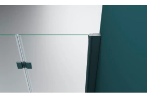 Душевая дверь BelBagno Albano 100х195 профиль хром стекло прозрачное - 3