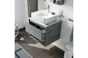 Тумба с раковиной STWORKI Карлстад 60 дуб рошелье, монте тиберио - 3