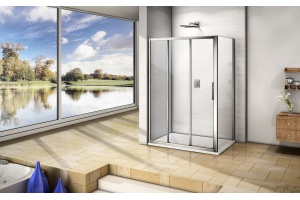 Душевой уголок Good Door Orion WTW+SP-C-CH 140x90 - 3