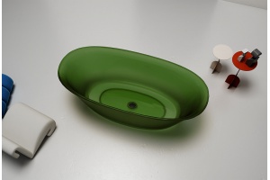 Ванна из полиэфирной смолы Abber Kristall 170х75 зеленый - 3