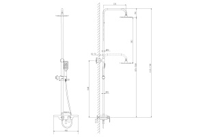 Душевая стойка Lemark Tropik (LM7006C) - 2