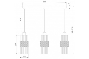 Подвесной светильник Eurosvet Soho 50209/3 бронза - 3