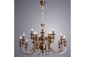 Подвесная люстра Arte Lamp Passoni A6097LM-15PB - 2