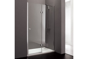 Душевая дверь Cezares Verona 100 хром стекло рифленое