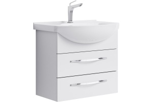 Тумба с раковиной Aqwella Allegro 65 с 2 ящиками