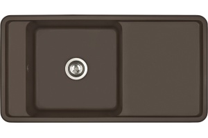 Мойка кухонная AQUATON Беллис 97 кофе