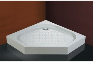 Поддон для душа Cezares Tray 90 см пятиугольный, акриловый - 2