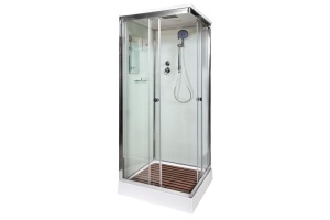 Душевая кабина Deto K 80х80 с электрикой, хром (K408SEL) - 2