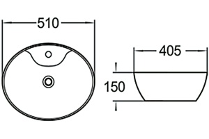 Раковина SantiLine SL-1043 - 2