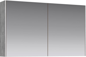 Сменный элемент Aqwella 5 stars Mobi для зеркала-шкафа, бетон светлый, 2 шт. - 2