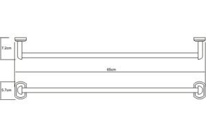 Полотенцедержатель Wasserkraft Oder K-3030 - 3